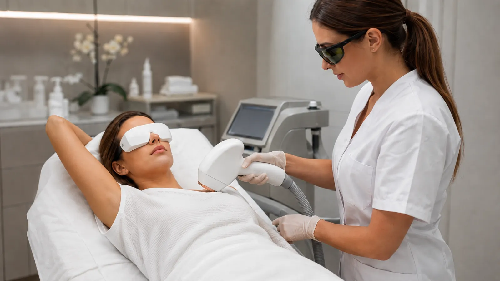 عینک محافظ بیمار در کلینیک لیزر چه ویژگی‌هایی دارد؟
